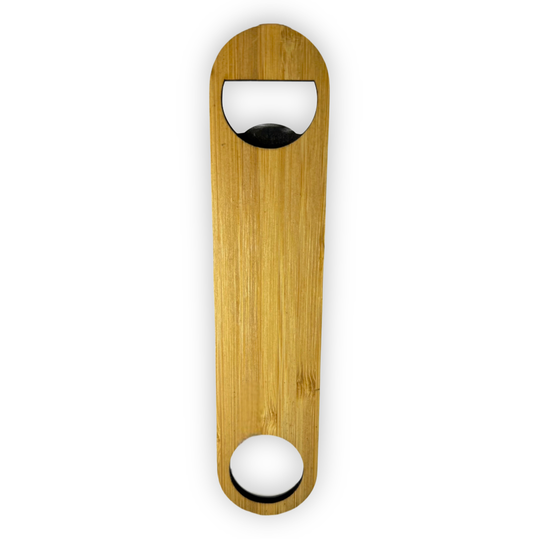 Nachhaltiger Flaschenöffner aus Bambus mit elegantem Design
