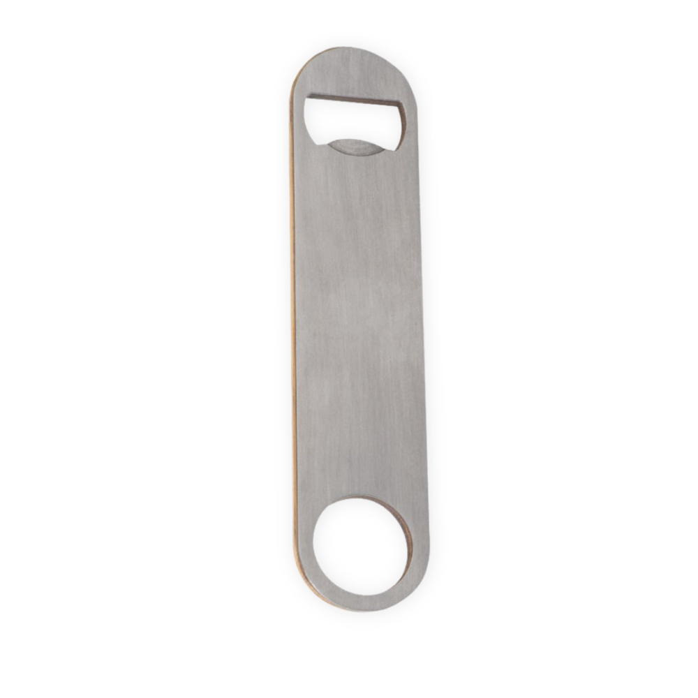 Langlebiger Flaschenöffner aus Edelstahl – robust und praktisch für Bar und Küche, ideal für den täglichen Gebrauch.